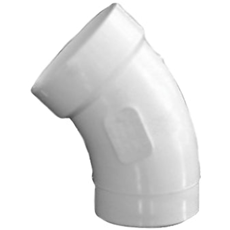 1-1/2 ST ELBOW PVC DWV 45 DEG (HXSPG)