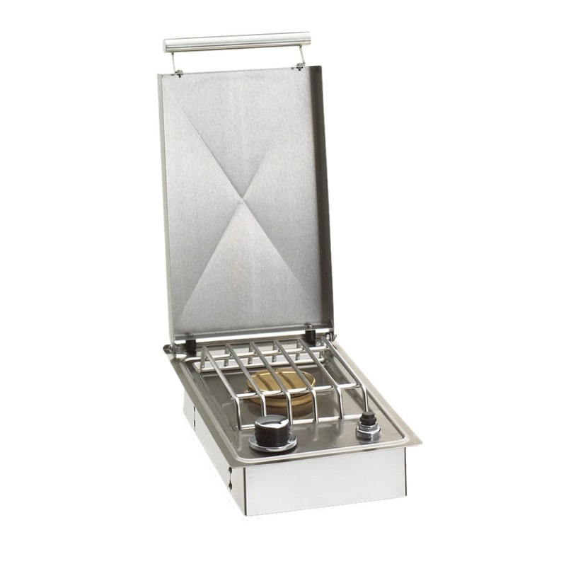 American Outdoor Grill Single Side 10-Inch Built-In Stainless Steel Gas Burner Liquid Propane