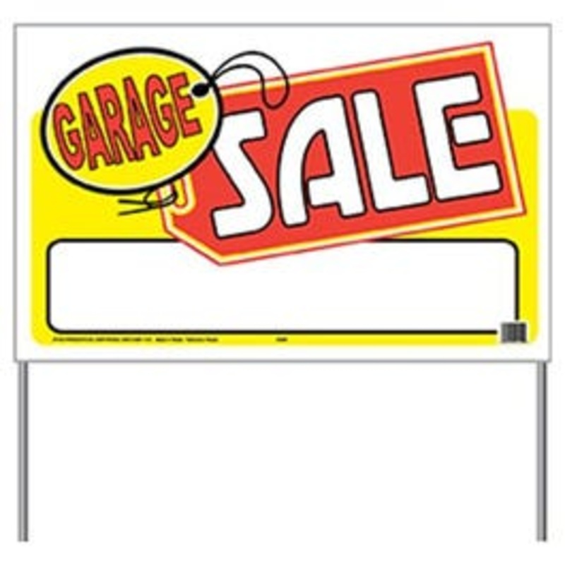 “Garage Sale” Sign, 26 x 16-In.