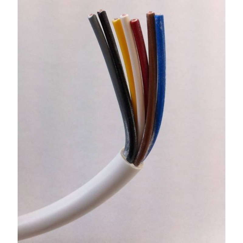 0.75mm 7 Core White Cable Flexible 3187Y – 5m