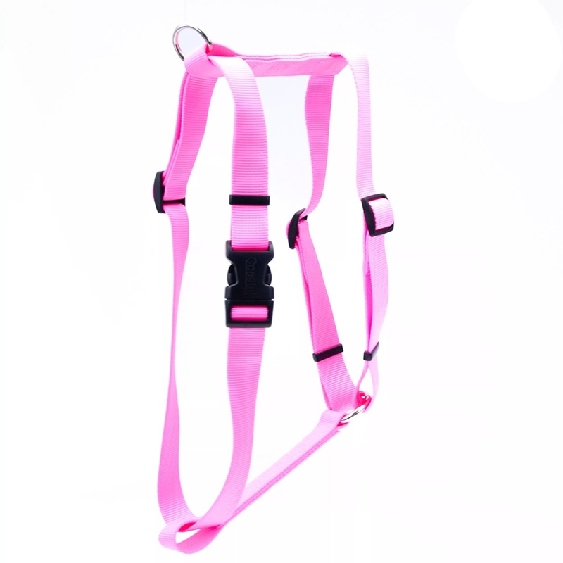 Coastal Pet Products Standard Adjustable Dog Harness Bright Pink 3/8″ x 10″-18″