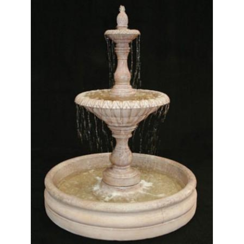 Small Four Seasons Garden Water Fountain with 46 inch Basin