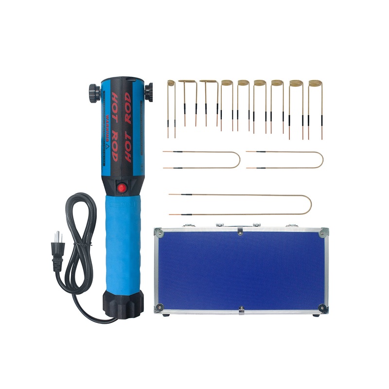 Solary Induction Heater Bolt Removal – 1200W 110V Hand Held Magnetic Induction Heater Tool with 12 Coils for Rusty Screw Removing
