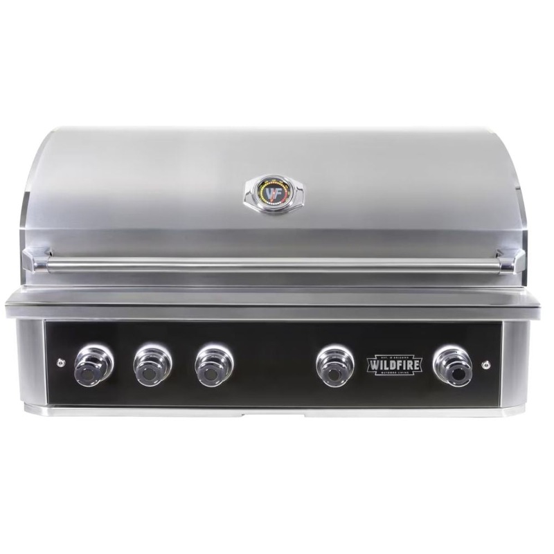 Wildfire Ranch PRO 42-Inch Black Built-in Gas Grill Liquid Propane