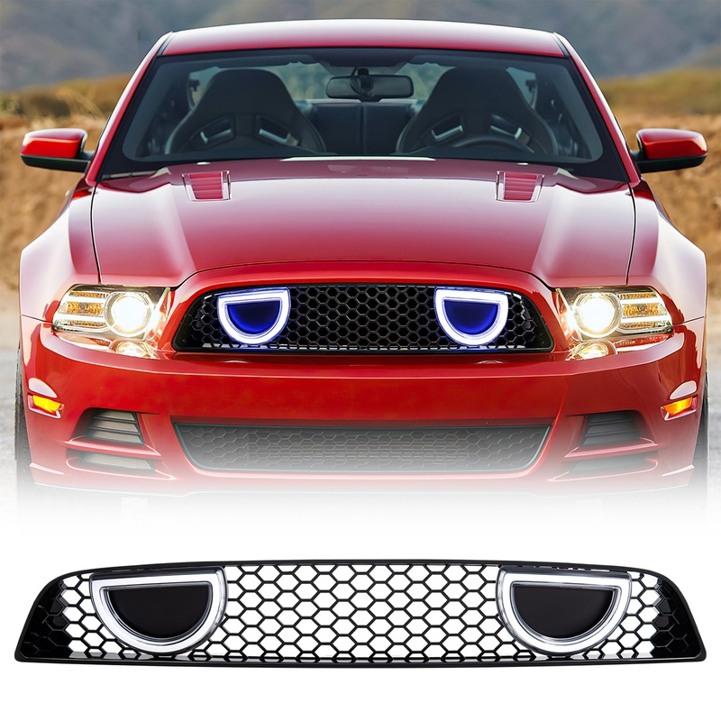 AMERICAN MODIFIED Mustang Upper Grille fits 2013-14 Ford Mustang GT V6(Open Box)