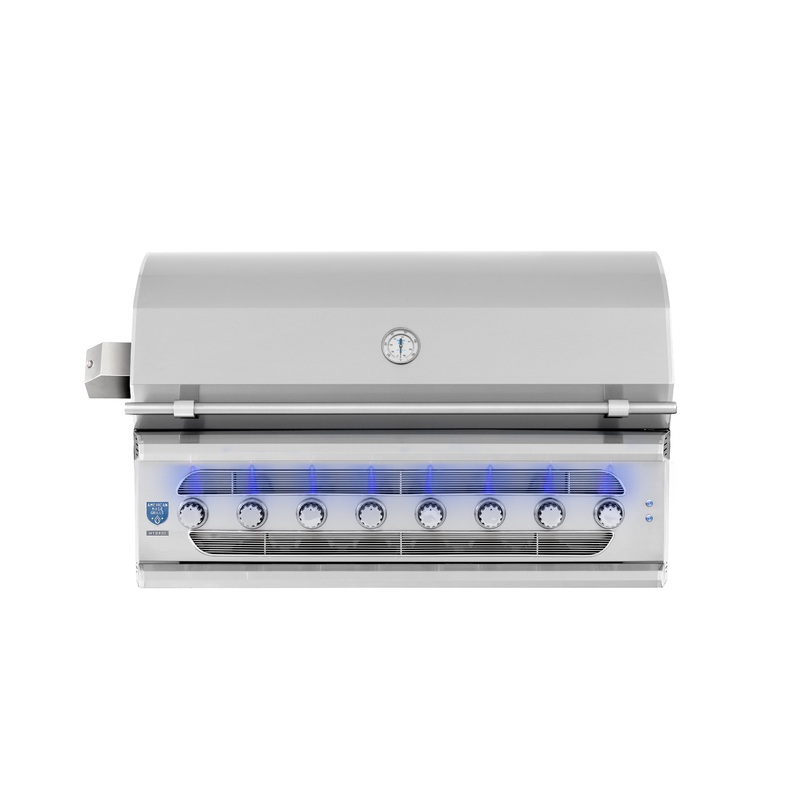 American Made Grills Muscle  54 Inch Hybrid Grill (Natural Gas or Propane) | Backyards Paradise Natural Gas 54-Inch