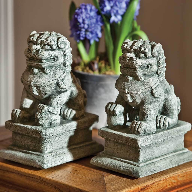 Small Temple Foo Dog | Lion Statue