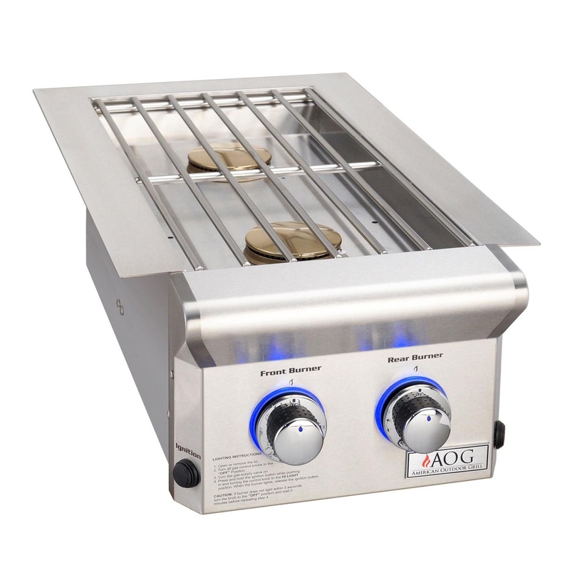 American Outdoor Grill – L-Series Drop-In Natural Gas Double Side Burner | 3282L