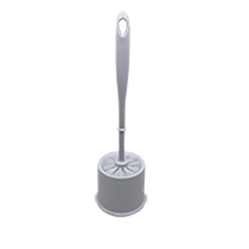 HomePointe Toilet Brush + Caddy Polypropylene Fibers