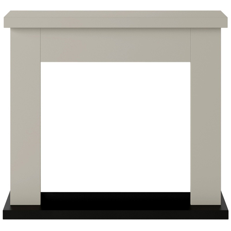 Frode Fireplace Frame, Light Beige