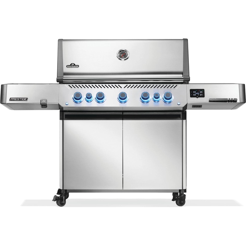 Napoleon Prestige 665 Connected RSIB Gas Grill with Infrared Side and Rear Burners Propane