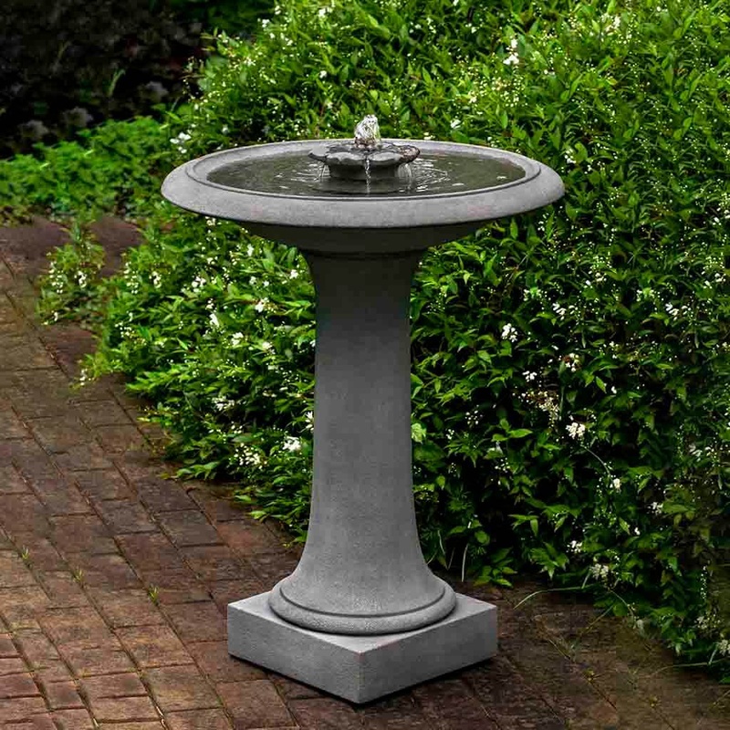 Camellia Birdbath Fountain