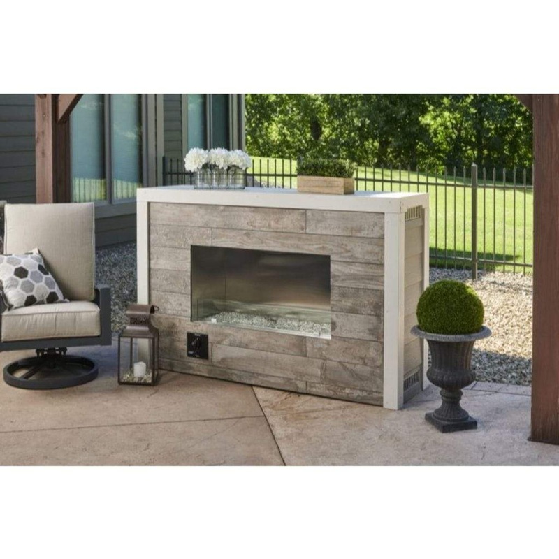 The Outdoor GreatRoom Company 60″ Single-Sided Ready-to-Finish Gas Fireplace with Direct Spark Ignition