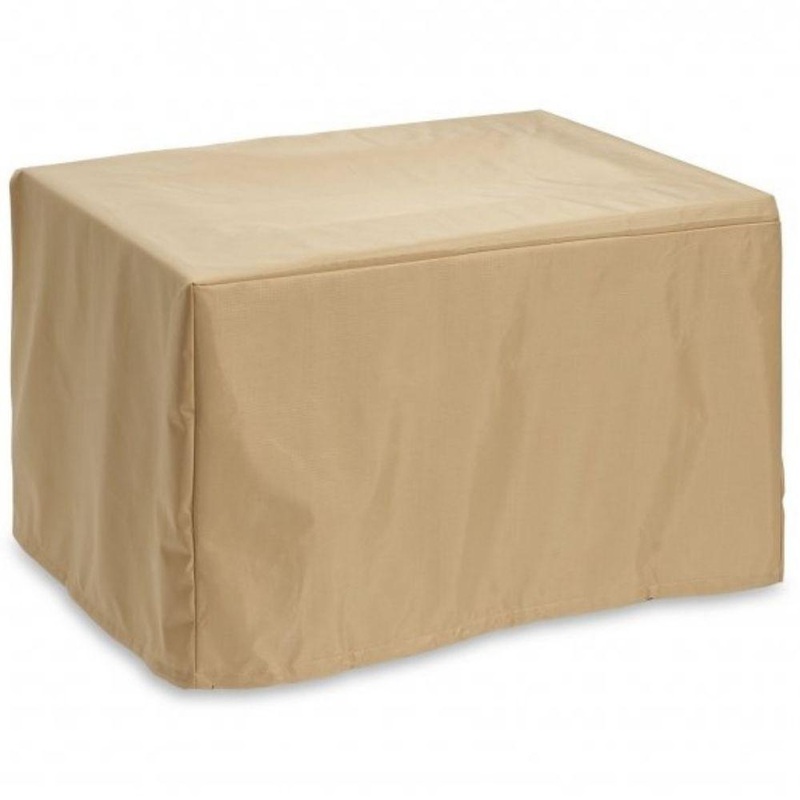 The Outdoor GreatRoom Company Tan Polyester Ripstop Rectangular Gas Fire Pit Covers Alcott/Naples