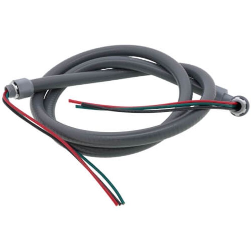 1/2 in. x 6 ft. 10/3 Ultra-Whip Liquidtight Flexible Non-Metallic PVC Conduit Cable Whip