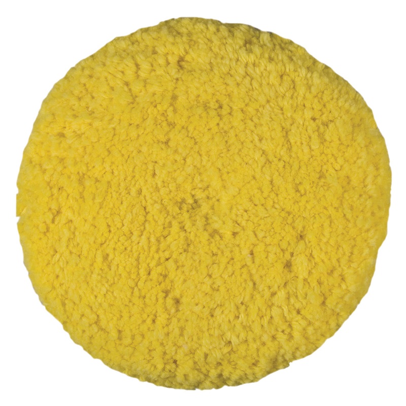 Presta Rotary Blended Wool Buffing Pad – Yellow Medium Cut [890142]