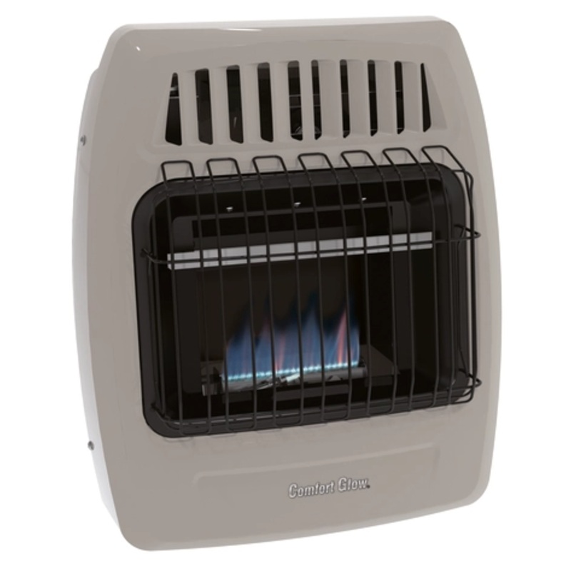 World Marketing Comfort Glow CGS155 10,000 Btu Blue Flame Propane(LP) & Natural Gas(NG) Vent Free Wall Heater