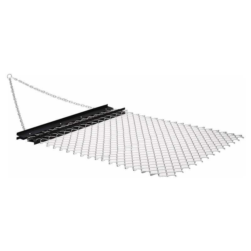 Yard Tuff 5x4ft Steel Durable Chain Rake Field Leveling ATV Harrow (Open Box)