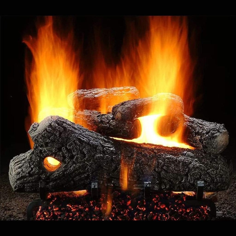 18″ Classic Oak Single Side Vented Gas Log – Hargrove