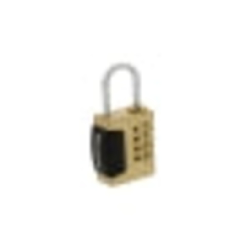 WordLock Padlock 4-Dial Mini Brass 1″