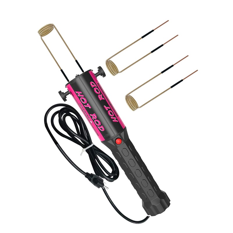 Solary Induction Heater Bolt Removal, 1100W 110V Hand Held Magnetic Heating Tool for Rusty Screw Removing, Nut Buster Tool with 3 Coil