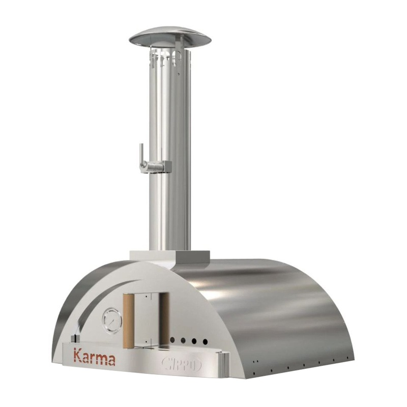WPPO Karma 25-Inch Stainless Steel Wood Fired Pizza Oven – WKK-01S-304 wppo-karmaoven-master