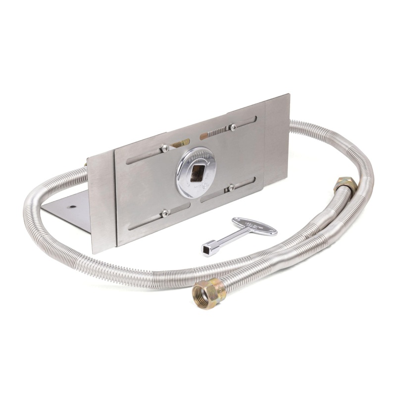 The Outdoor Plus Adjustable Paver Bracket with Gas Kit Standard Capacity – Up to 290K BTU Natural Gas