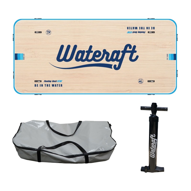 Wateraft 13′ x 6′ Inflatable Floating Island Dock Platform Raft (Open Box)