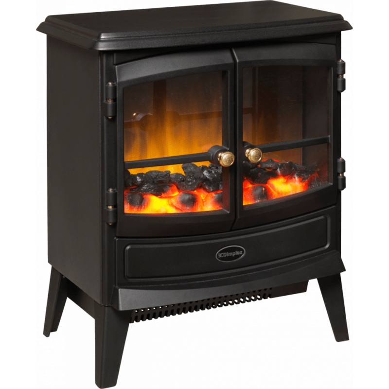 Springborne 2kW Electric Stove, Black