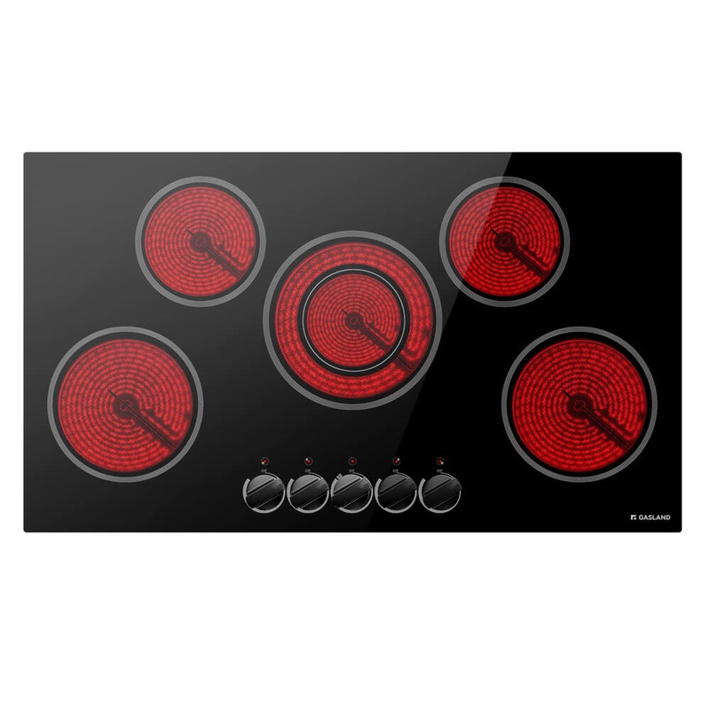 GASLAND 36 Inch 5 Burner Knob Control Radiant Ceramic Cooktop for Wholesale