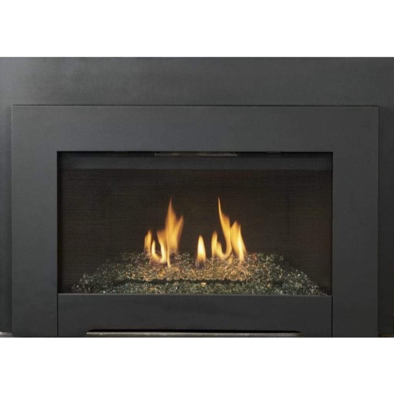 The Outdoor GreatRoom Company Highland Modern Hearth Kit for Gas Insert Fireplaces