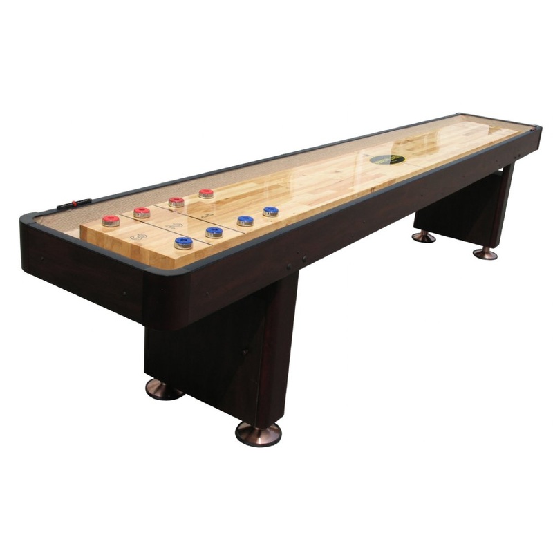“The Standard” 12 foot Shuffleboard Table in Espresso | Shuf12E
