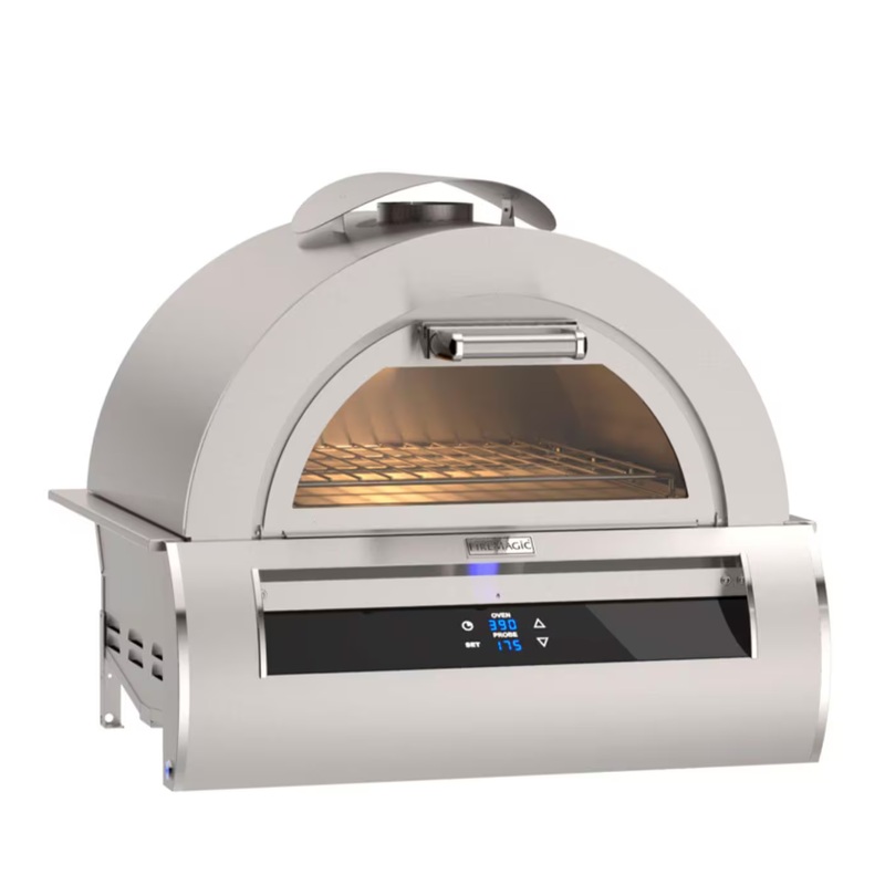 Fire Magic  30 Echelon LP Pizza Oven w/ Black Glass, Touch-Screen and Thermostatic Control 36k BTU 5660-LP