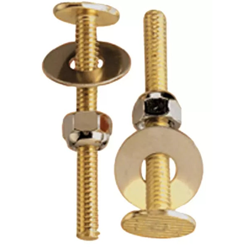 lumb Pak Pp835-16bu 1/4″ X 2-1/4″ Toilet Bolts, Brass