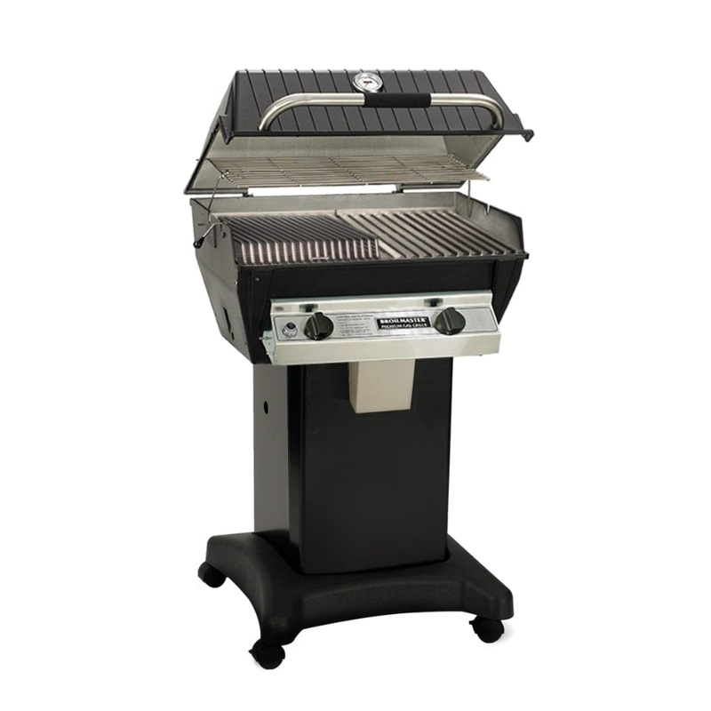 Broilmaster R3B 26-Inch Infrared Combo Free Standing Aluminum Gas Grill Natural Gas