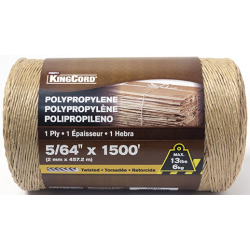 1-PLY  POLYPROP SPLIT 5/64IN X 1500FT