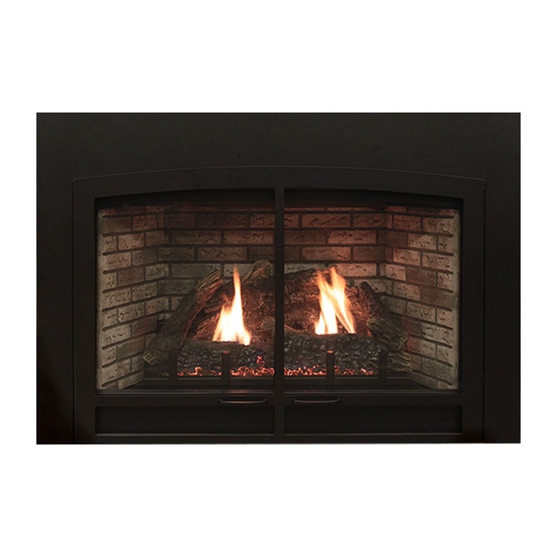 White Mountain Hearth 25″ Innsbrook Clean-Face Traditional Direct Vent Gas Fireplace Insert Millivolt Propane