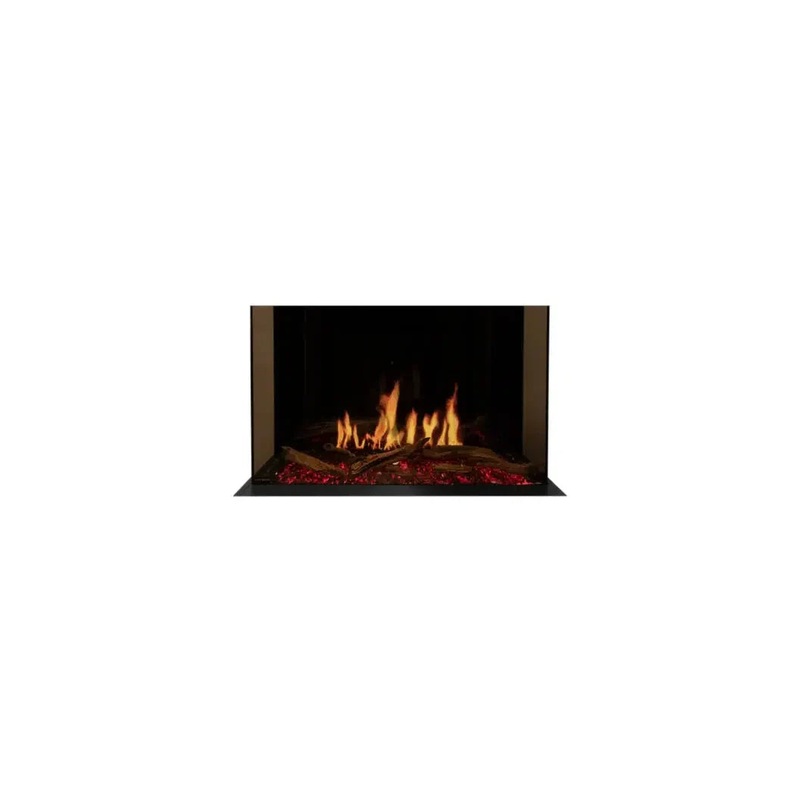 EcoSmart Fire Motion 30″ Black Bay Electric Fireplace with Motion Picture Flame Technology by MAD Design Group