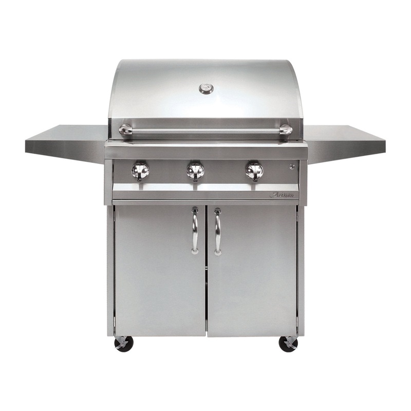 Artisan American Eagle 32-Inch Natural Gas Freestanding Grill – AAEP-32C-NG artisan-grills-master