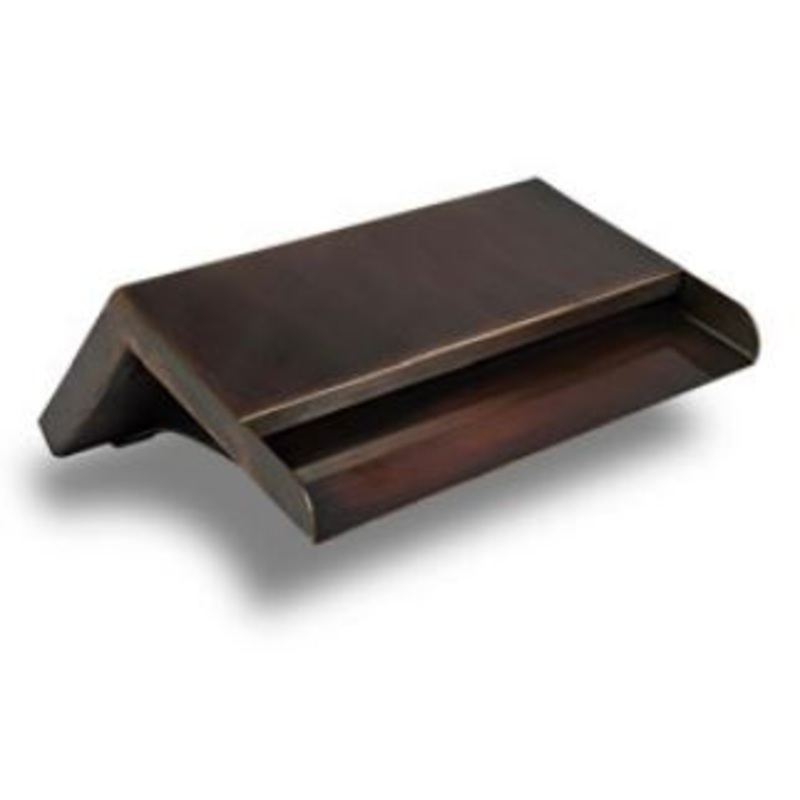 The Outdoor Plus – Rectangular Replacement Bowl 10″ Copper Scupper – OPT-BSCCPR10
