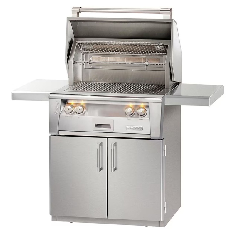 Alfresco 30-Inch Stainless Steel Freestanding Gas Grill w/ Rotisserie Propane