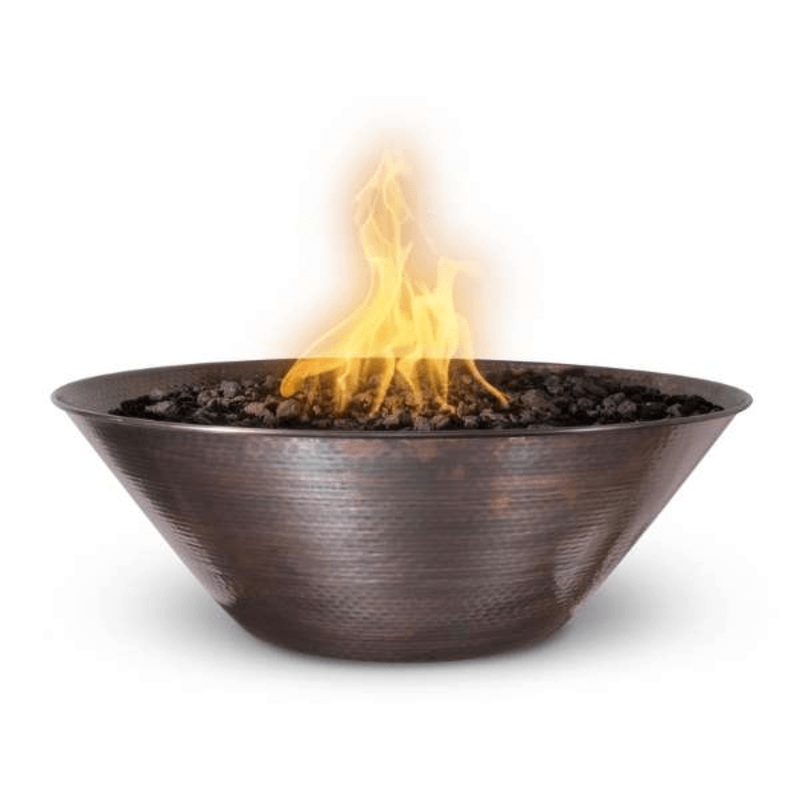 The Outdoor Plus Remi Copper Fire Bowl Match Propane