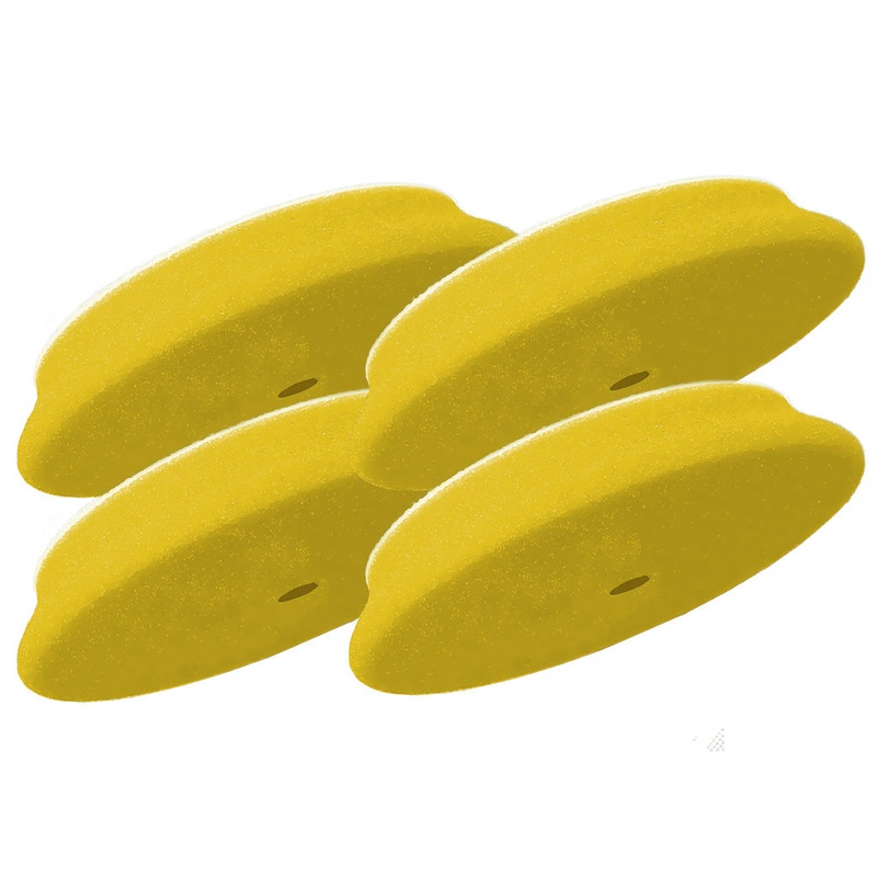 RUPES D-A Fine Finishing Foam Pad 70mm – Yellow *4-Pack [9.DA70M/4]