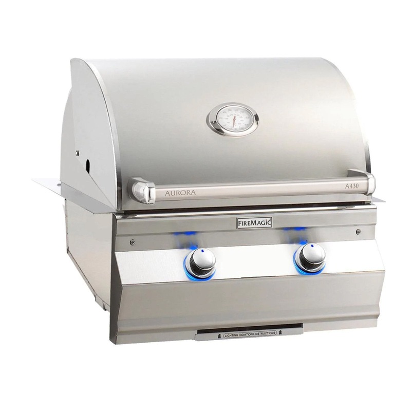Fire Magic Aurora A430i 24-Inch Natural Gas Built-In Grill w/ Analog Thermometer – A430I-7EAN fm-aurora-builtin-master