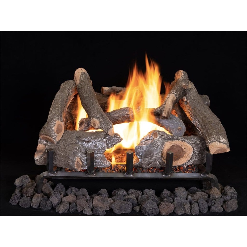 Superior | Ozark Charred Oak Outdoor Vented Gas Logs Dual-Burner Series 30″