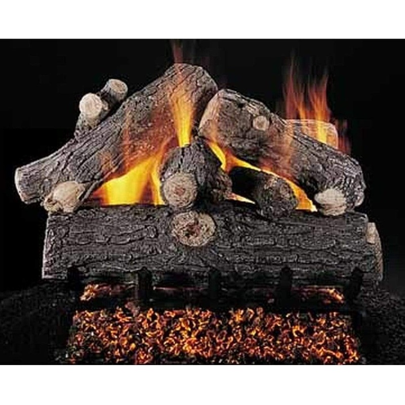 Rasmussen 60″ Double Face Prestige Oak Vented Gas Log