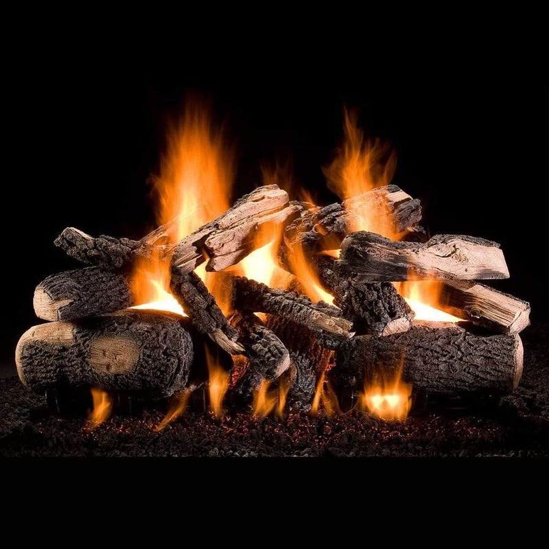 60″ Kodiak Char Double Stack Single Side Large Vented Gas Log – Hargrove