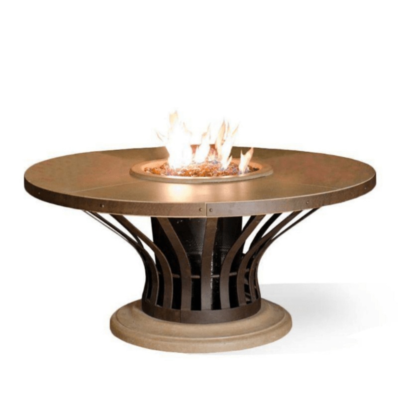 American Fyre Designs Fiesta Fire Table 770-BA-11-V2NC 12″ Star Burner Natural Gas