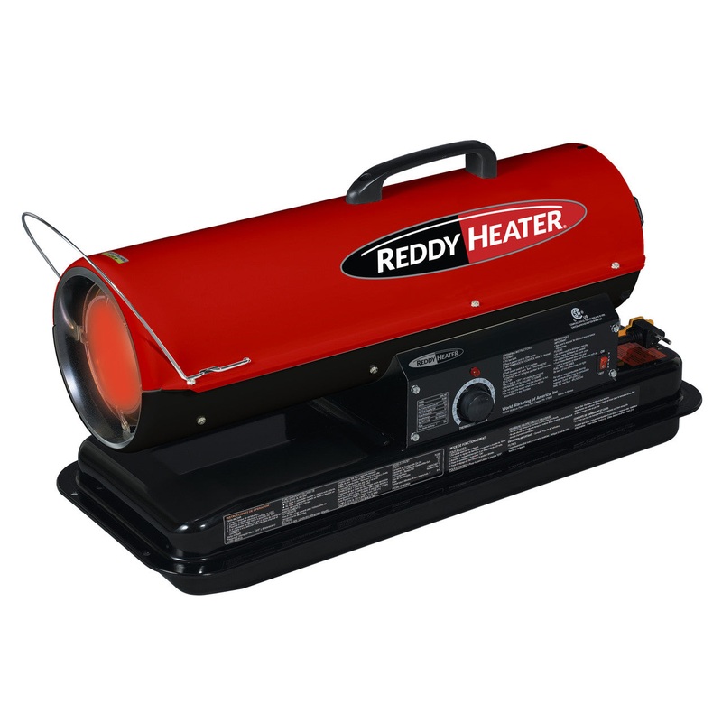 World Marketing Reddy Heater 80K BTU Kerosene Forced Air Heater, 2,000 sq ft 80000 BTU