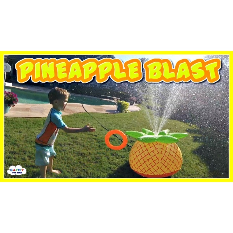 Your Kids will Love This Wet n’ Wild Pineapple Sprinkler on a Hot Summer’s Day! This Fun Sprinkler Blasts High-Powered Water Jets Into The Air for Refreshing Outdoor Fun! Perfect For Kids Garden Parties! Only 9.95!